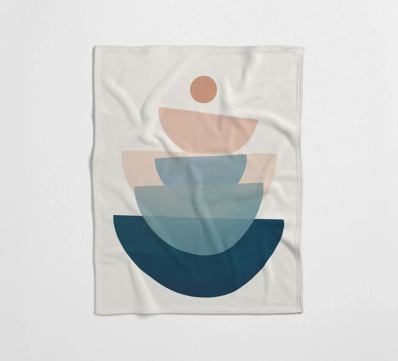 Abstract Minimal Shapes 30 manta de franela de cityart