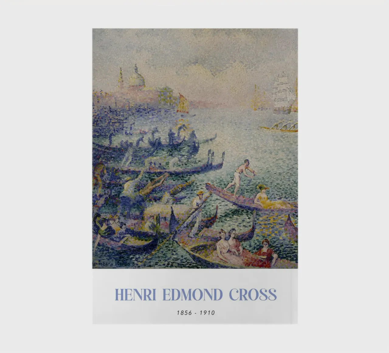 Henri-Edmond Cross Pointillist Regata di Venezia diario da NorwesClub