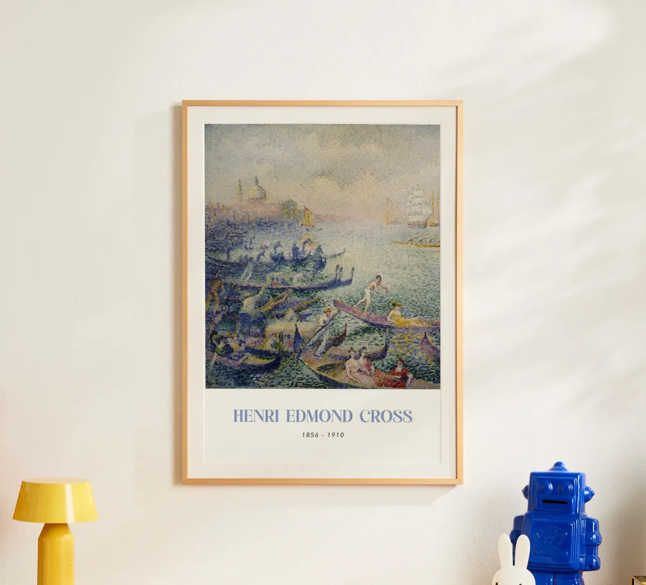 Henri-Edmond Cross Pointillist Regata di Venezia carta hahnemühle da NorwesClub