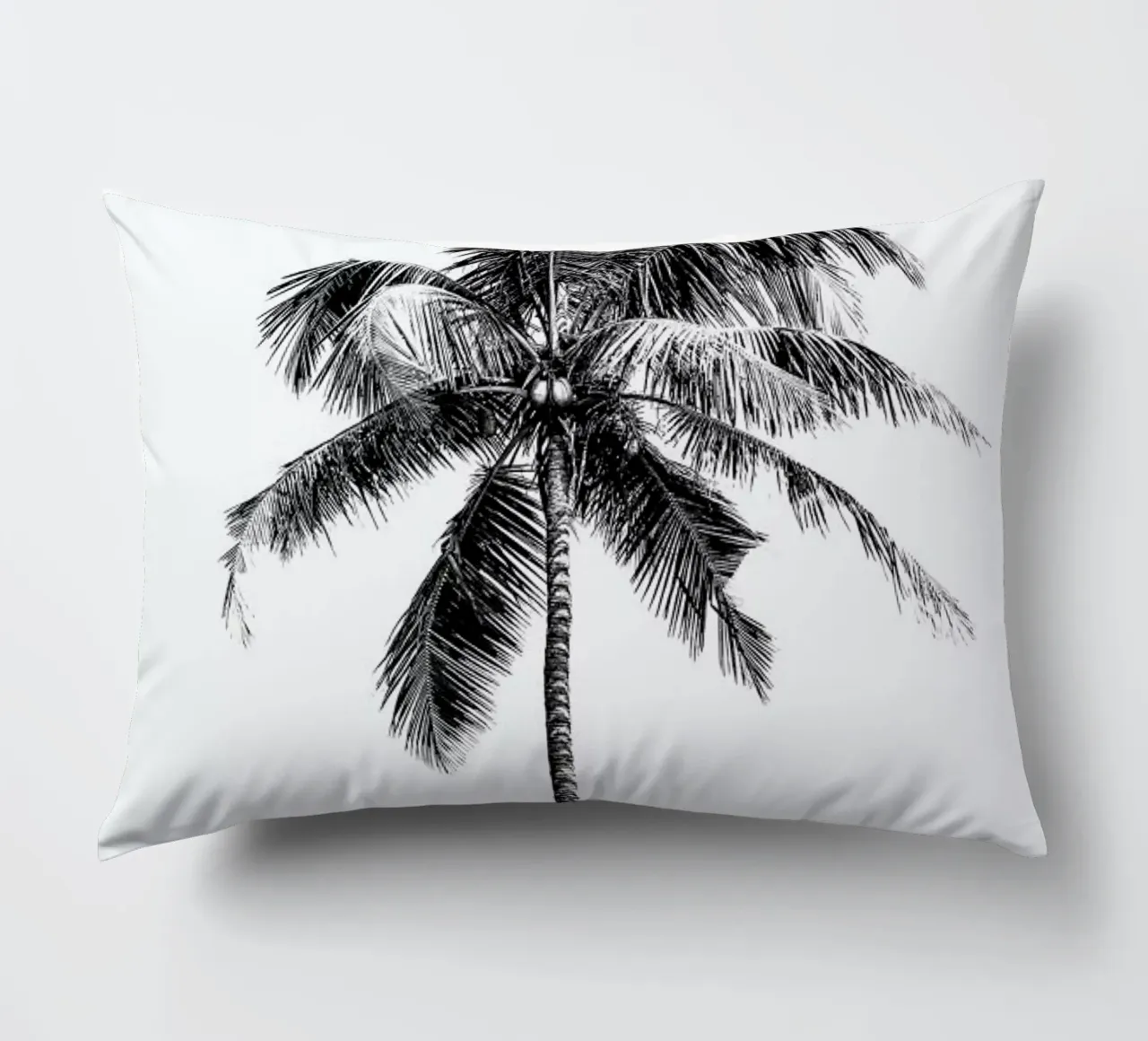 Palm Tree By The Beach 2 cuscino da Victoria Frost