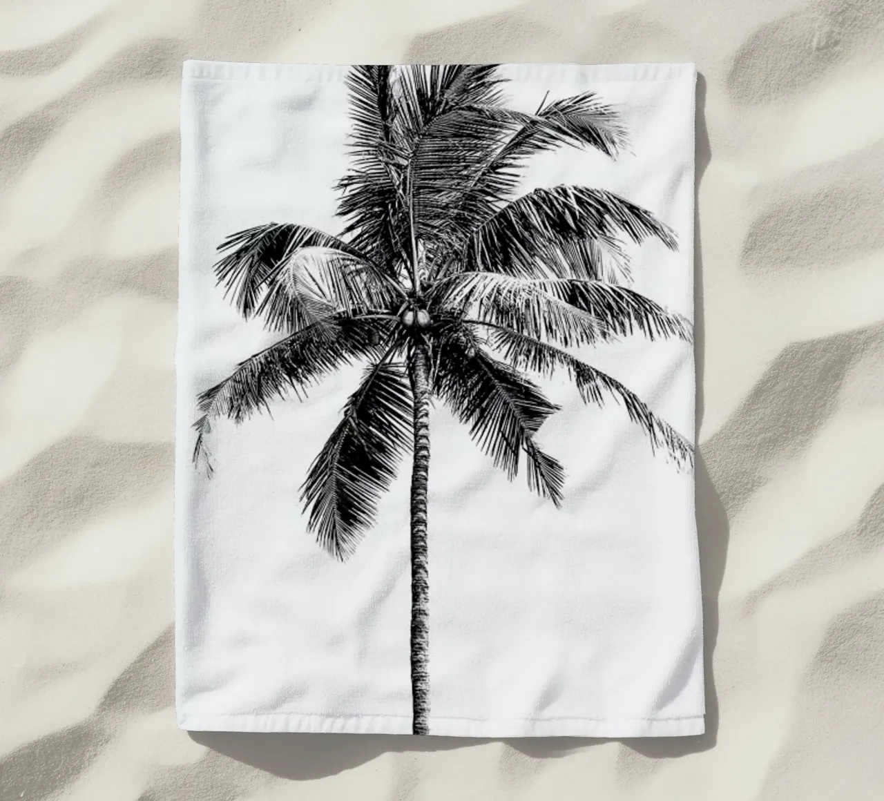 Palm Tree By The Beach 2 telo mare da Victoria Frost