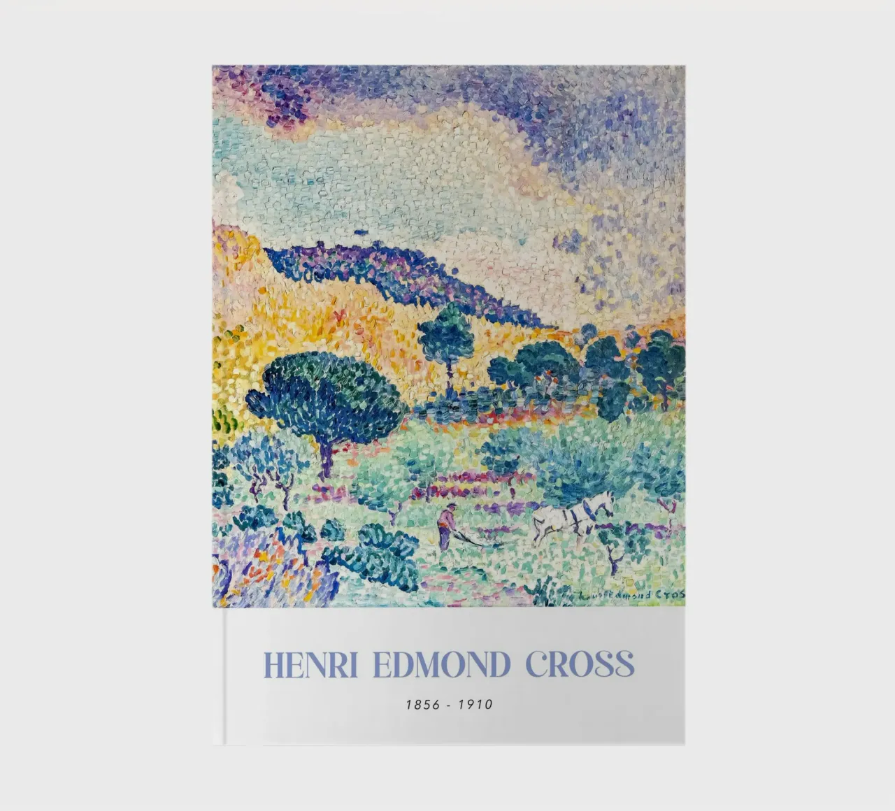 Henri-Edmond Cross Pointillist Hills Landscape notebook by NorwesClub