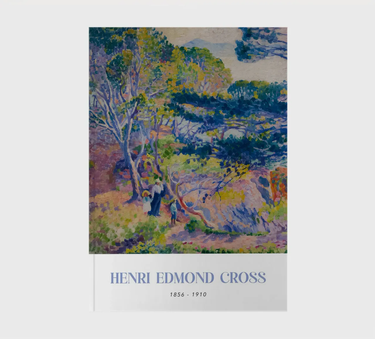 Henri-Edmond Cross Pointillist Coastal Trees Art notebook by NorwesClub
