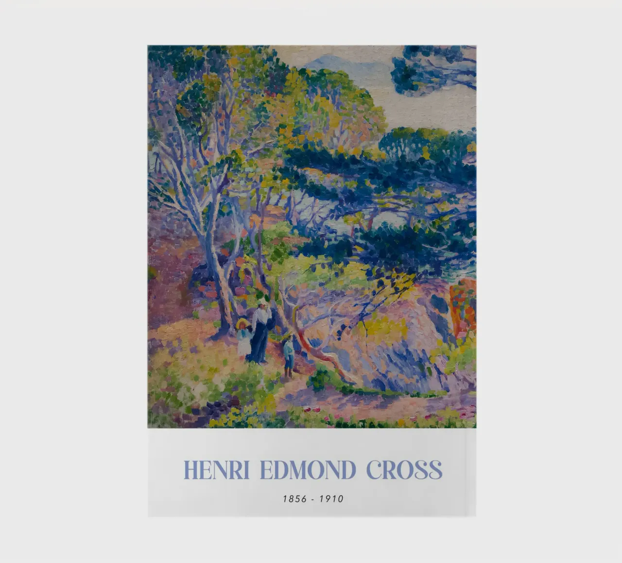 Henri-Edmond Cross Pointillist Coastal Trees Art notebook by NorwesClub