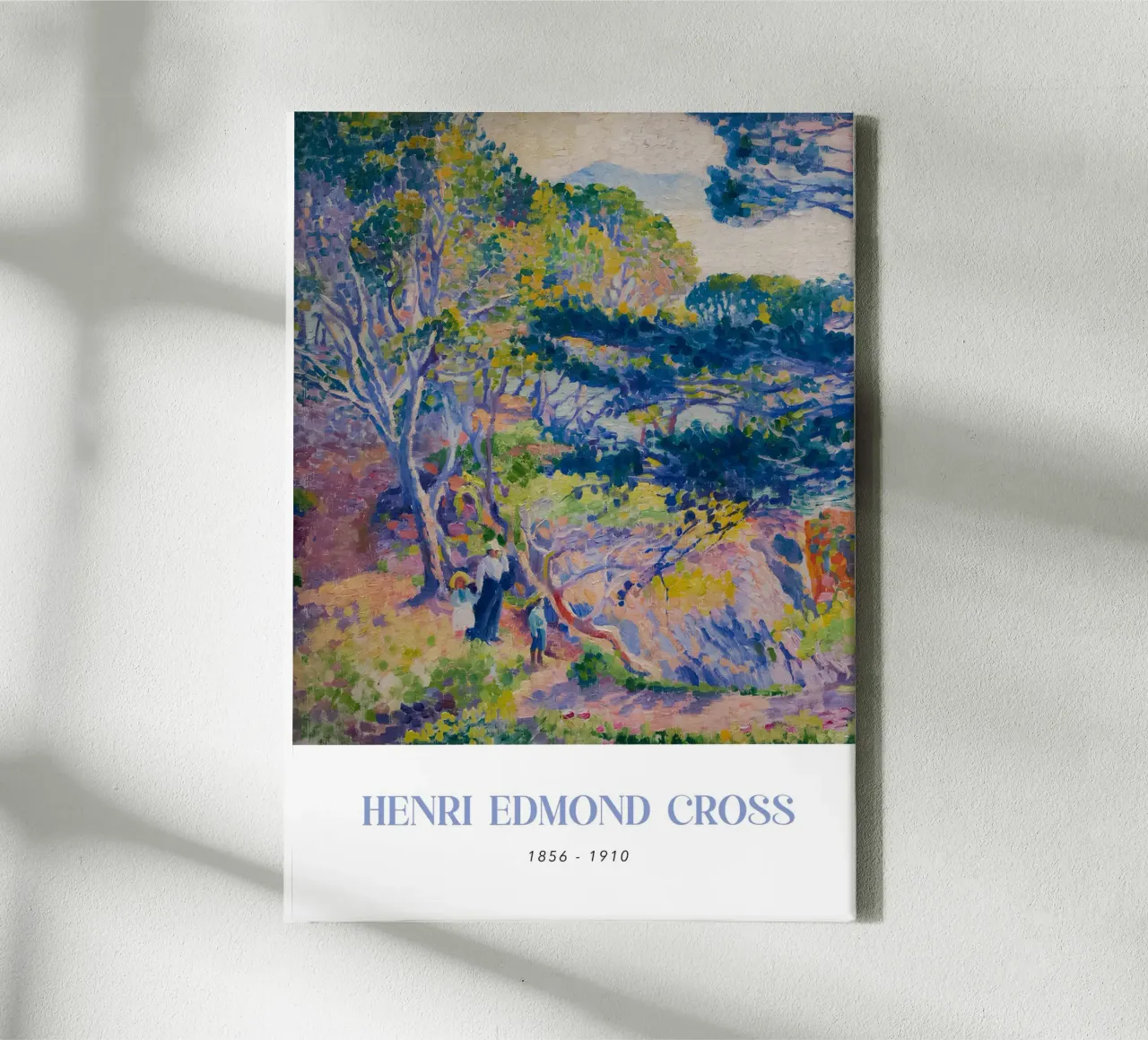 Henri-Edmond Cross Pointillist Coastal Trees Art canvas by NorwesClub