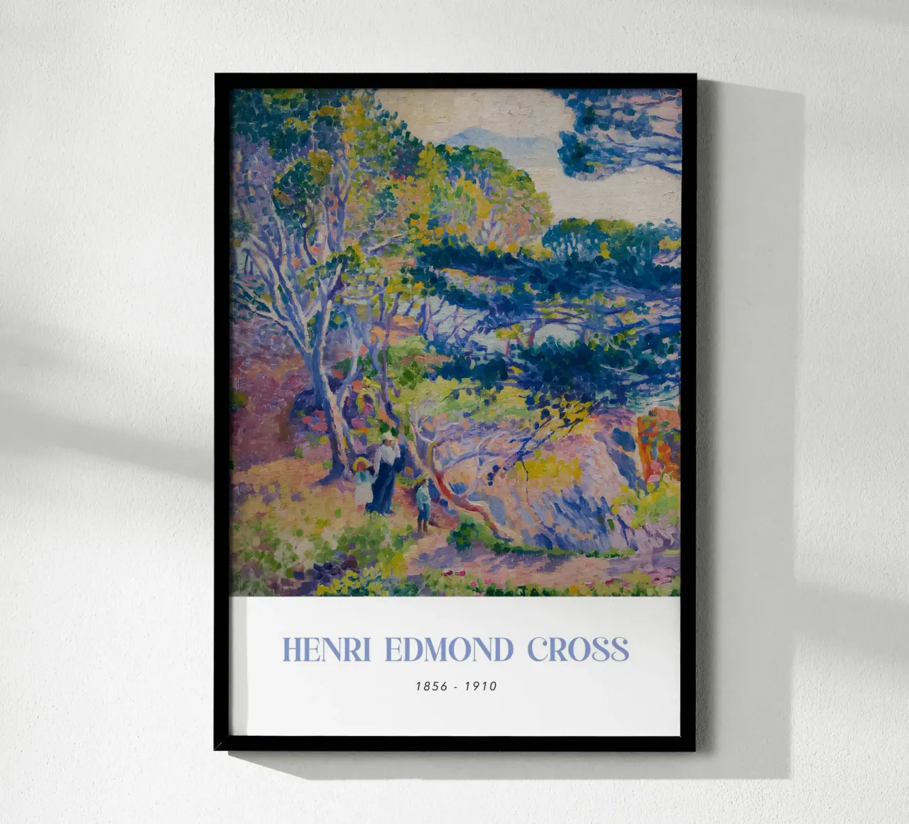 Henri-Edmond Cross Pointillist Coastal Trees Art hahnemühle by NorwesClub