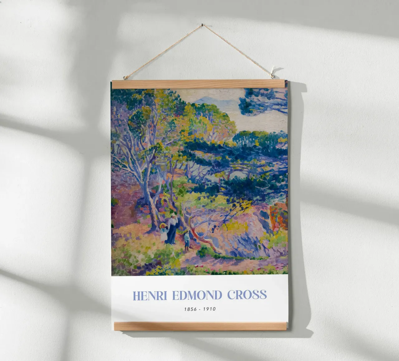Henri-Edmond Cross Pointillist Coastal Trees Art hahnemühle by NorwesClub