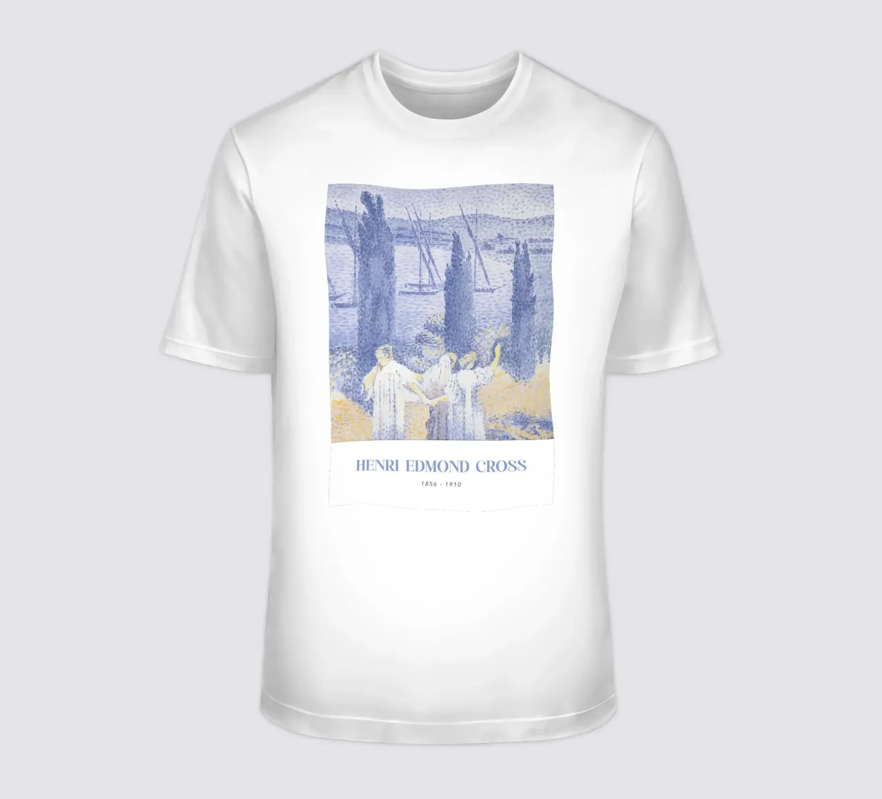 Henri-Edmond Cross Pointillist Die Promenade Kunst T-Shirt von NorwesClub