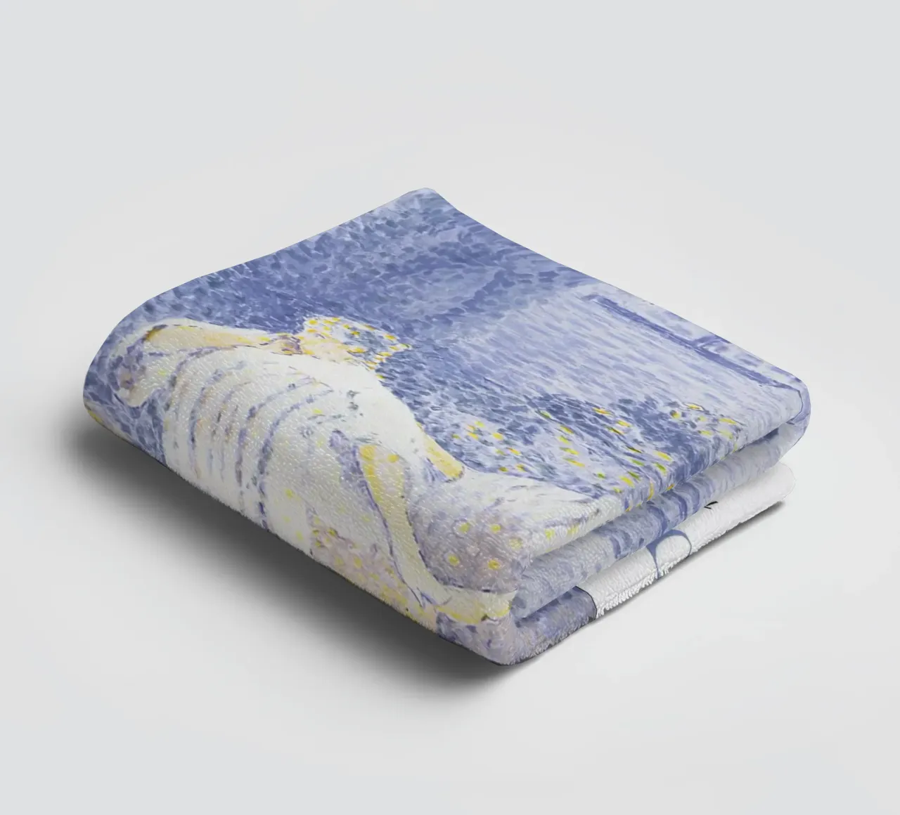 Henri-Edmond Cross Pointillist The Promenade Art towel by NorwesClub