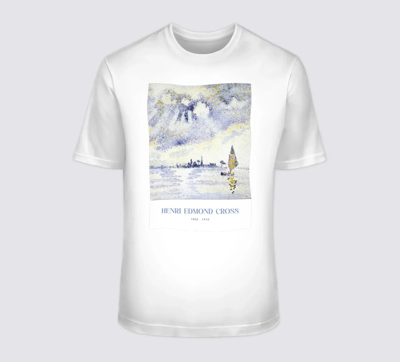 Henri-Edmond Cross Pointillist Venice Sunset Art t-shirt da NorwesClub