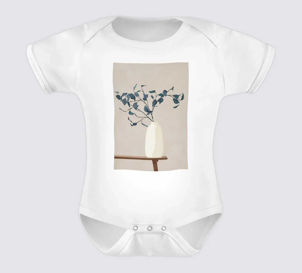 Eucalyptus II body neonato maniche corte da cityart