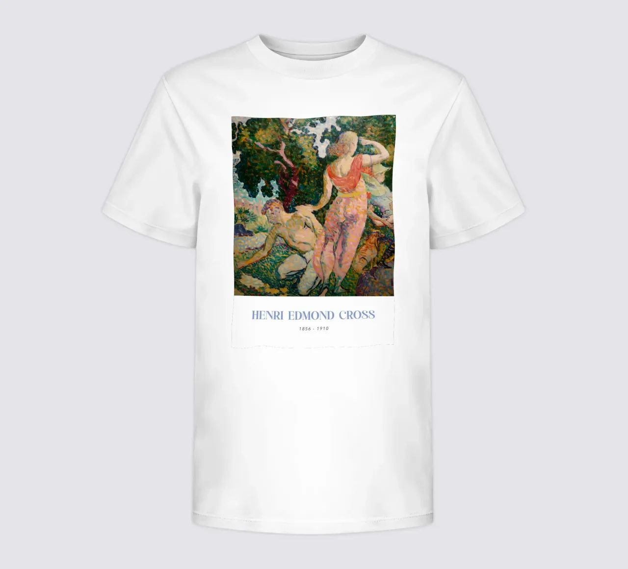 Henri-Edmond Cross Pointillist Excursionists Art kids t-shirt by NorwesClub
