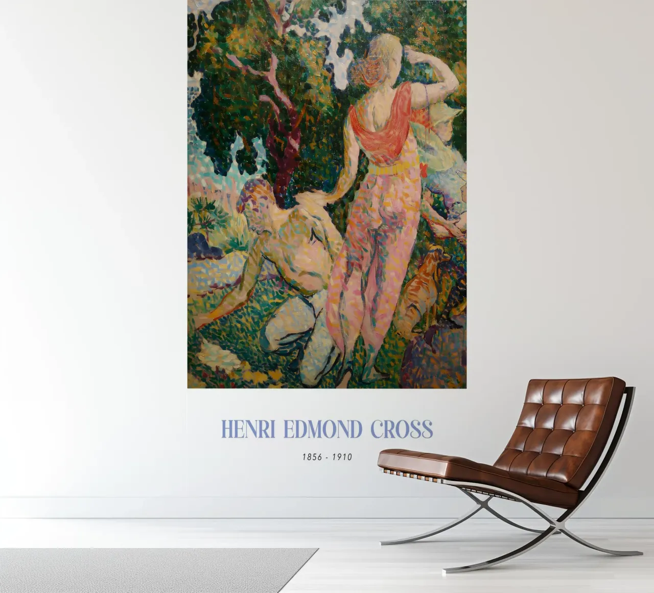 Henri-Edmond Cross Pointilliste Excursionnistes Art papier peint photo de NorwesClub
