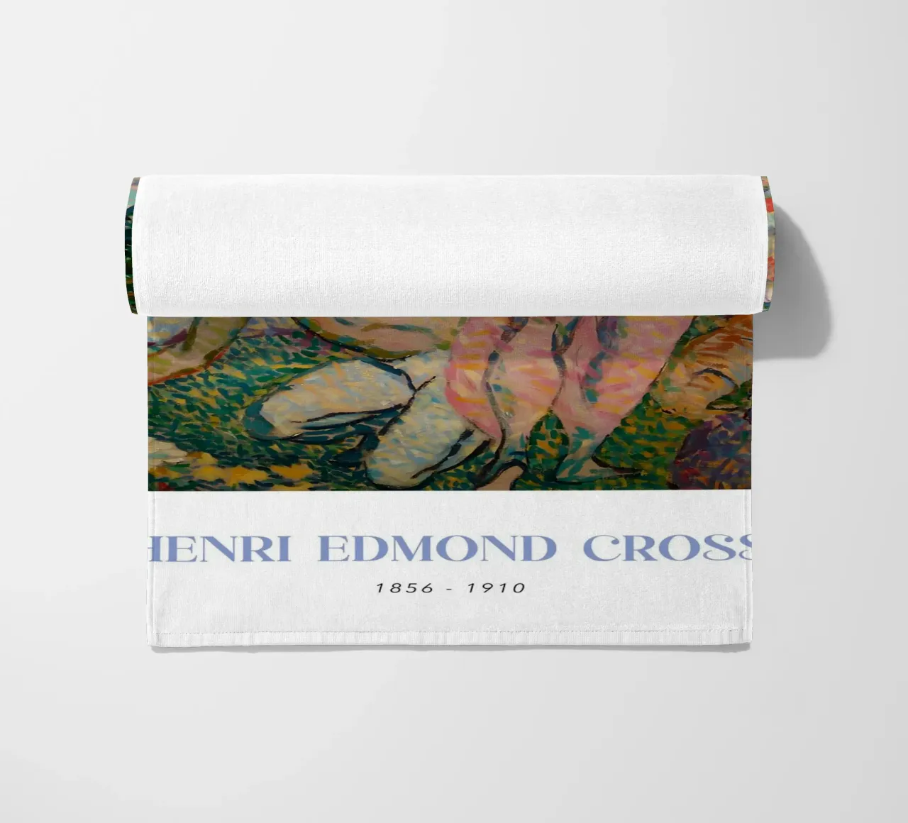 Henri-Edmond Cross Pointillist Excursionists Arte telo mare da NorwesClub