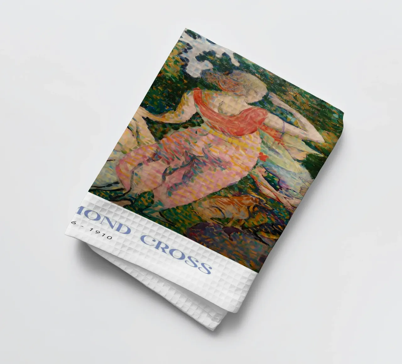 Henri-Edmond Cross Pointillist Excursionists Arte canovaccio da cucina da NorwesClub