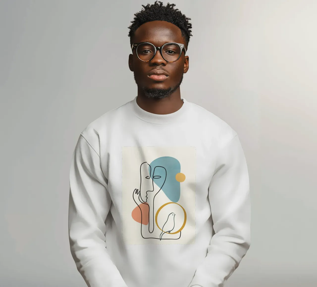 Abstract Faces 2 felpa da cityart