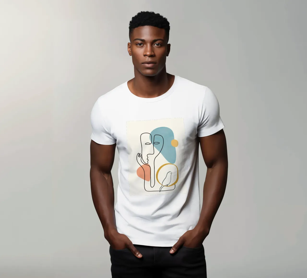 Abstract Faces 2 t-shirt da cityart