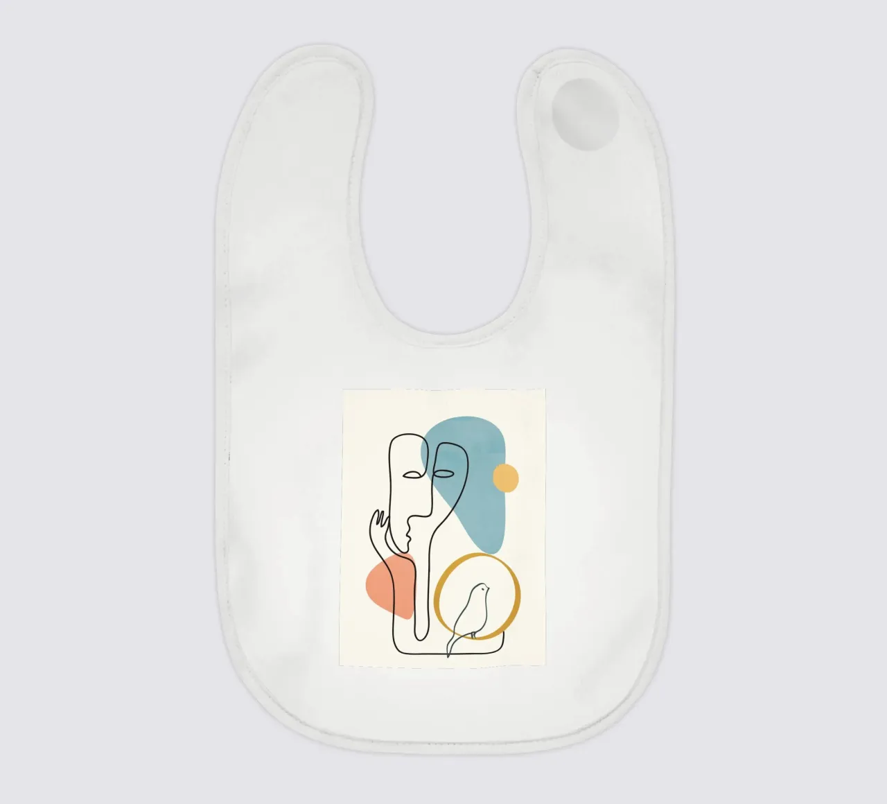 Abstract Faces 2 bavaglino da cityart