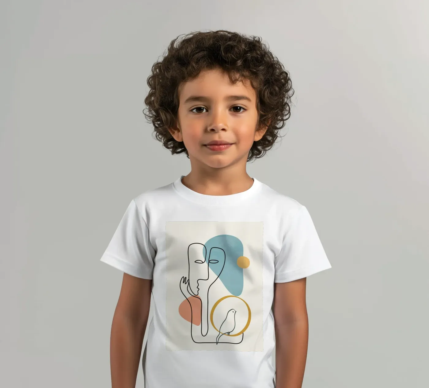 Abstract Faces 2 t-shirt bambini da cityart