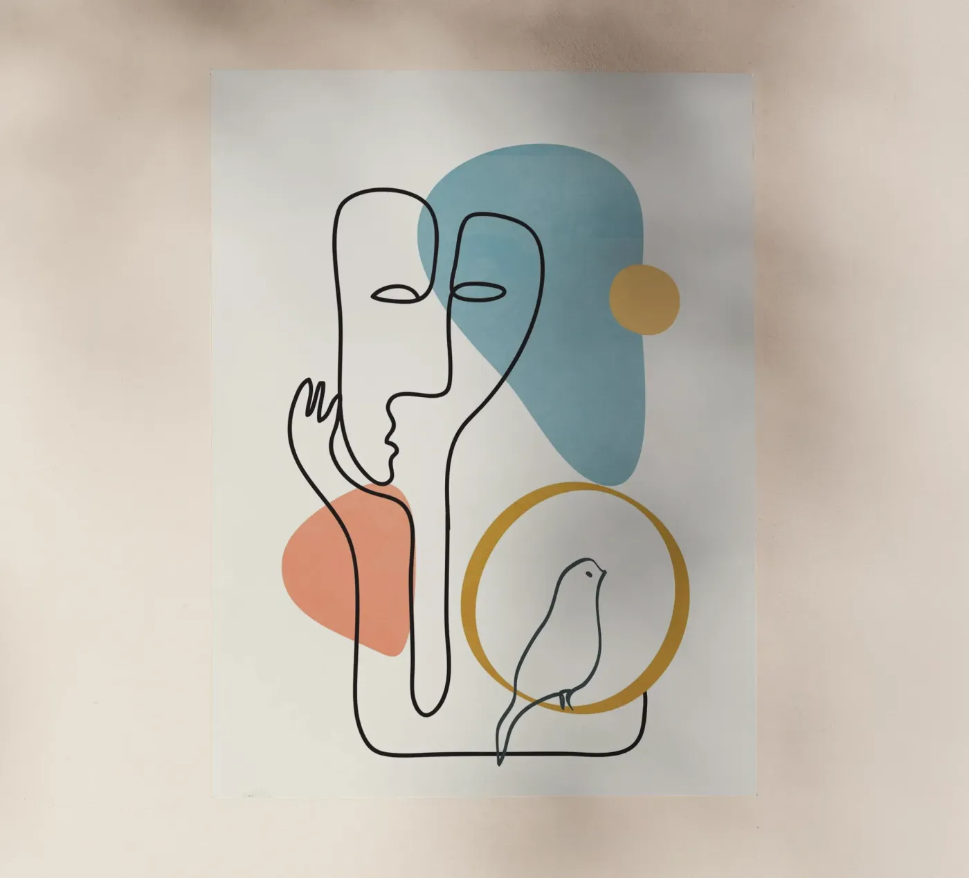 Abstract Faces 2 pellicola backlit da cityart