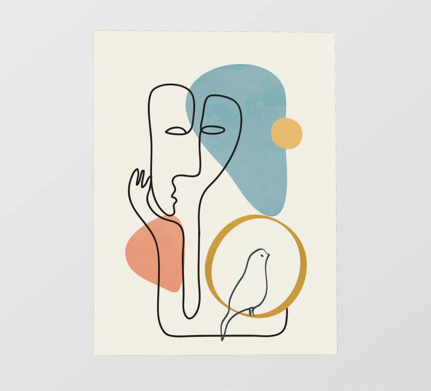 Abstract Faces 2 pellicola backlit da cityart