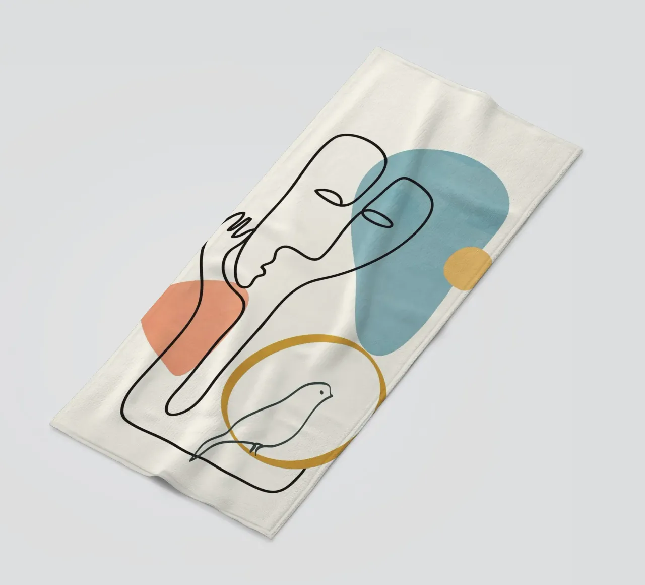 Abstract Faces 2 telo mare da cityart