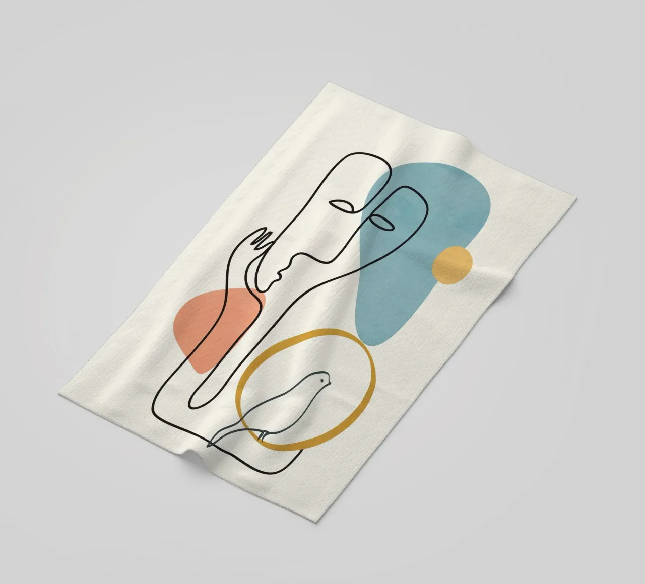 Abstract Faces 2 telo mare da cityart