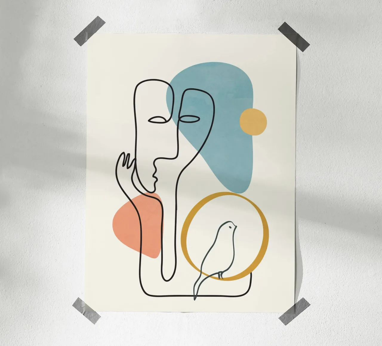 Abstract Faces 2 poster da cityart