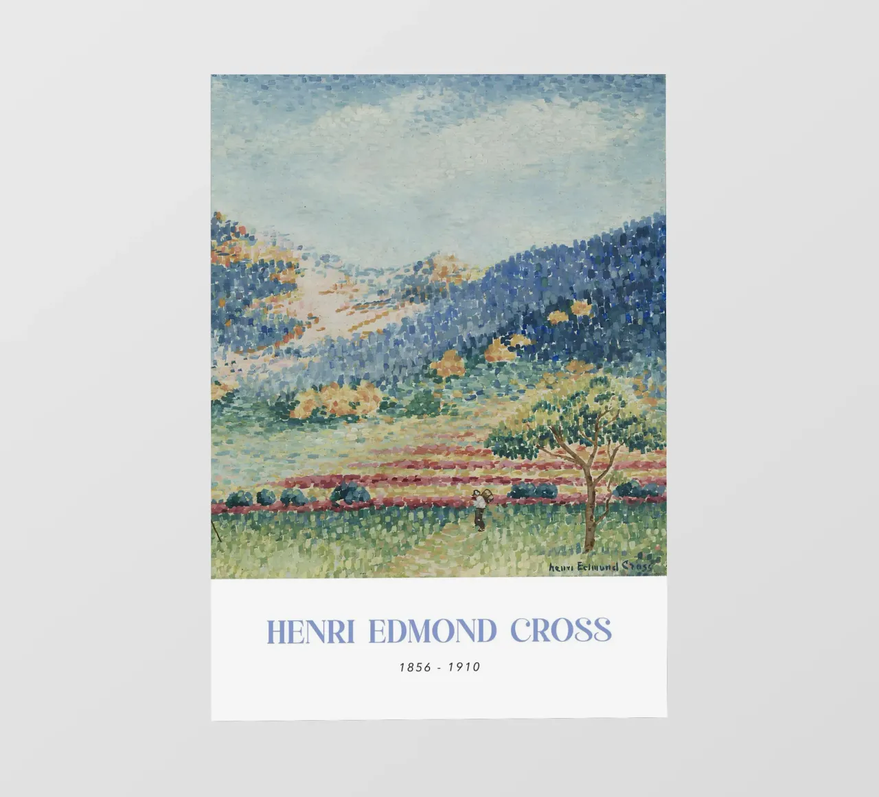 Henri-Edmond Cross Pointillist Provence Hills backlit film by NorwesClub