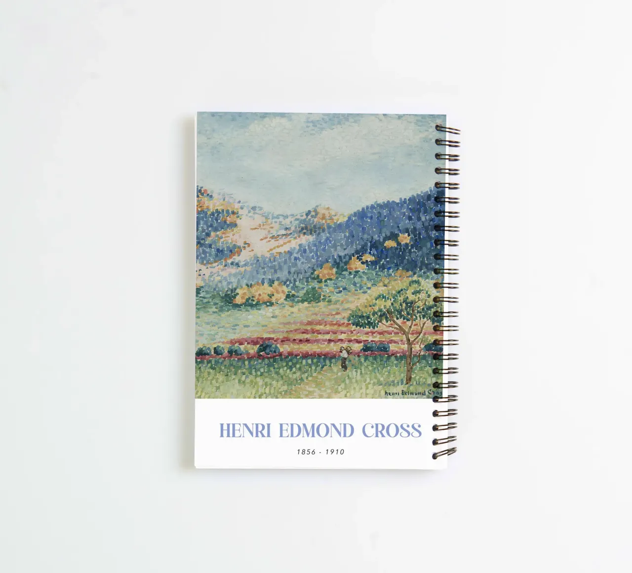 Henri-Edmond Cross Pointillist Provence Hills spiral notebook by NorwesClub
