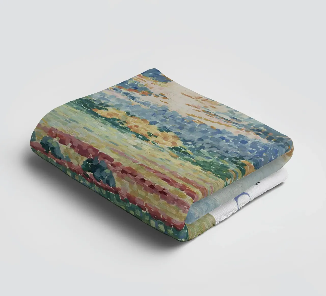 Henri-Edmond Cross Pointilliste Collines de Provence serviette de bain de NorwesClub