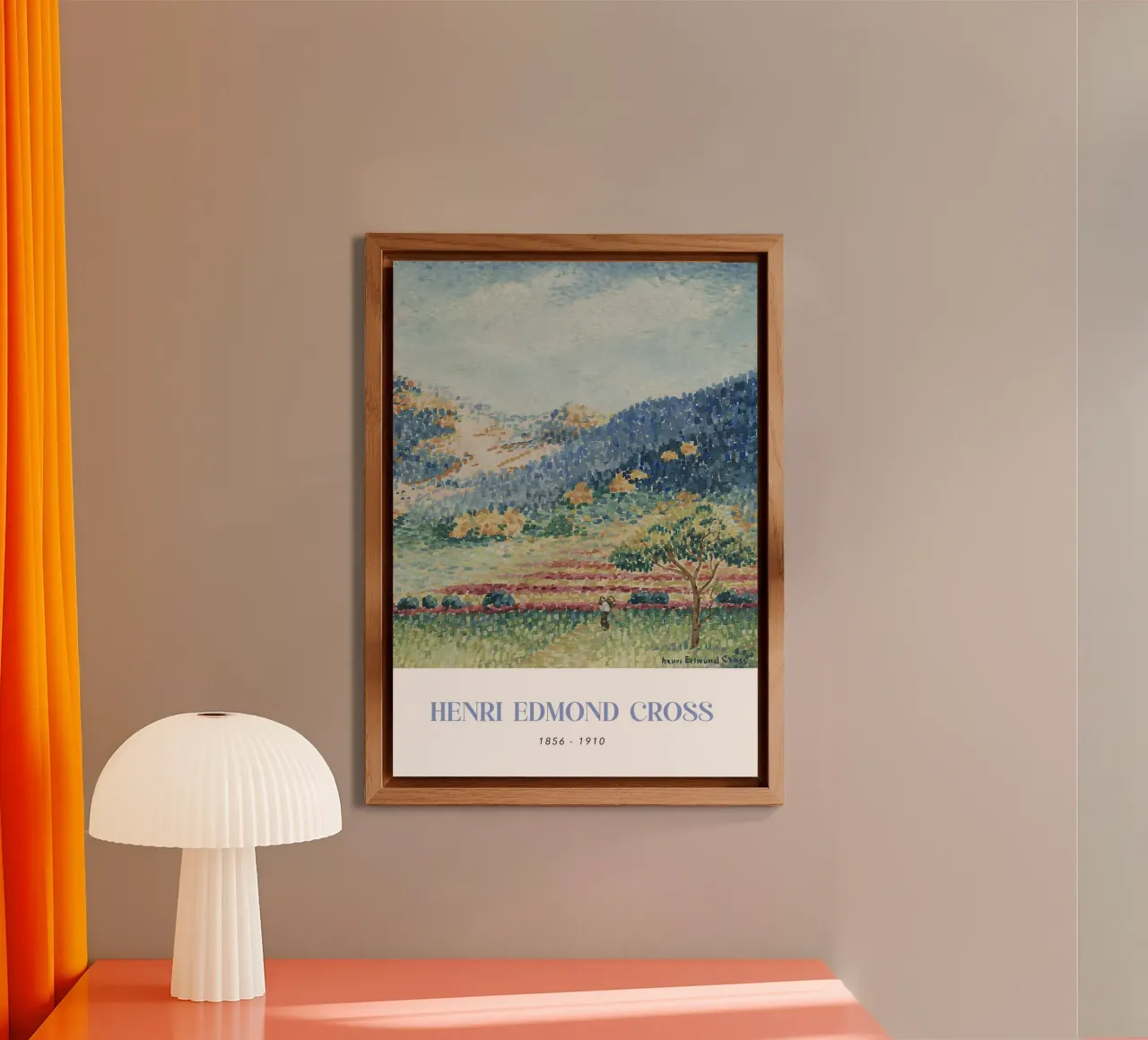 Henri-Edmond Cross Pointillist Provence Hills Forex-Platte von NorwesClub