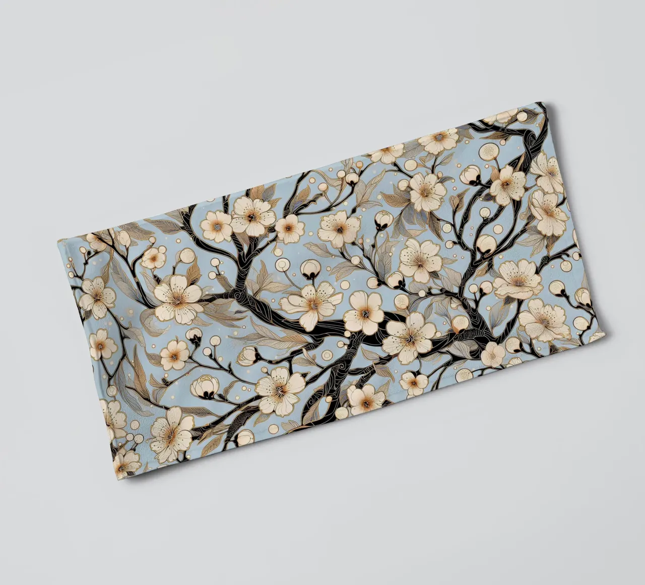 Rami di ciliegio in fiore asciugamano da bagno da Art-Nouveau-Dsg