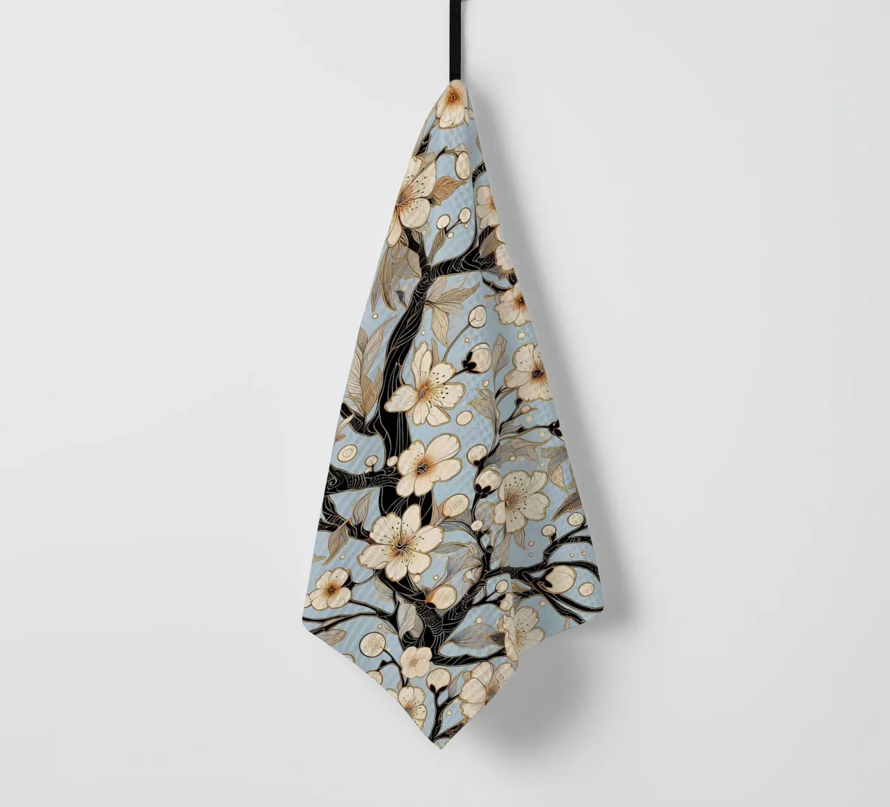 Rami di ciliegio in fiore canovaccio da cucina da Art-Nouveau-Dsg