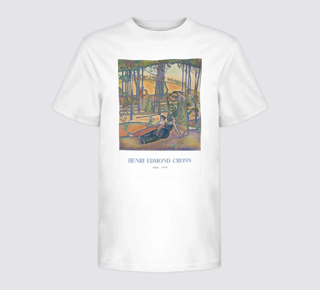 Henri-Edmond Cross Pointillist The Evening Air kids t-shirt by NorwesClub