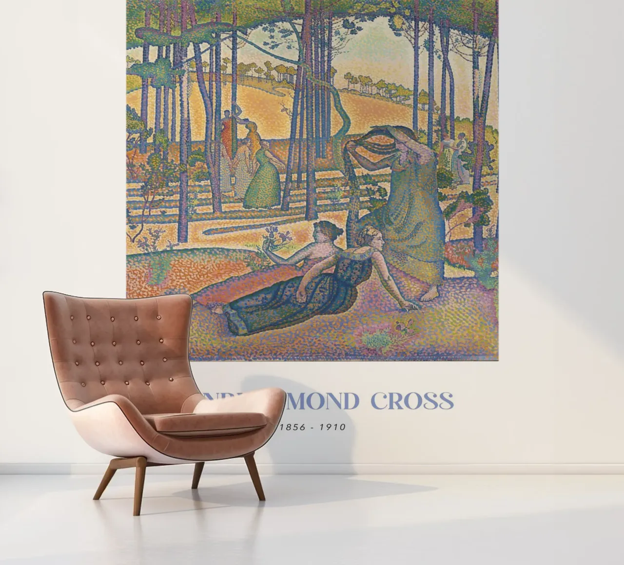 Henri-Edmond Cross Pointillist The Evening Air photo wallpaper by NorwesClub