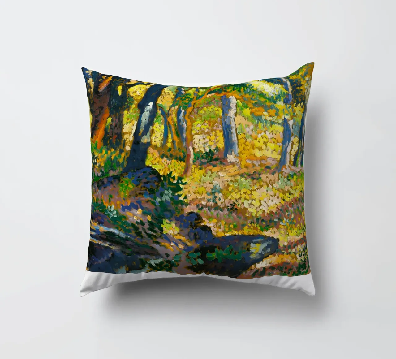 Henri-Edmond Cross Pointillist Clearing Art cuscino da NorwesClub