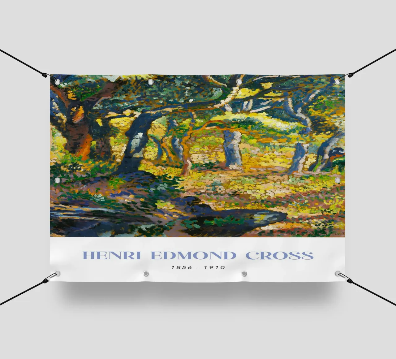 Henri-Edmond Cross Pointillist Clearing Art telo in pvc da NorwesClub