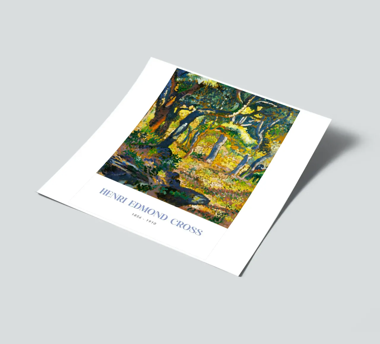 Henri-Edmond Cross Pointillist Clearing Art sticker sheet by NorwesClub