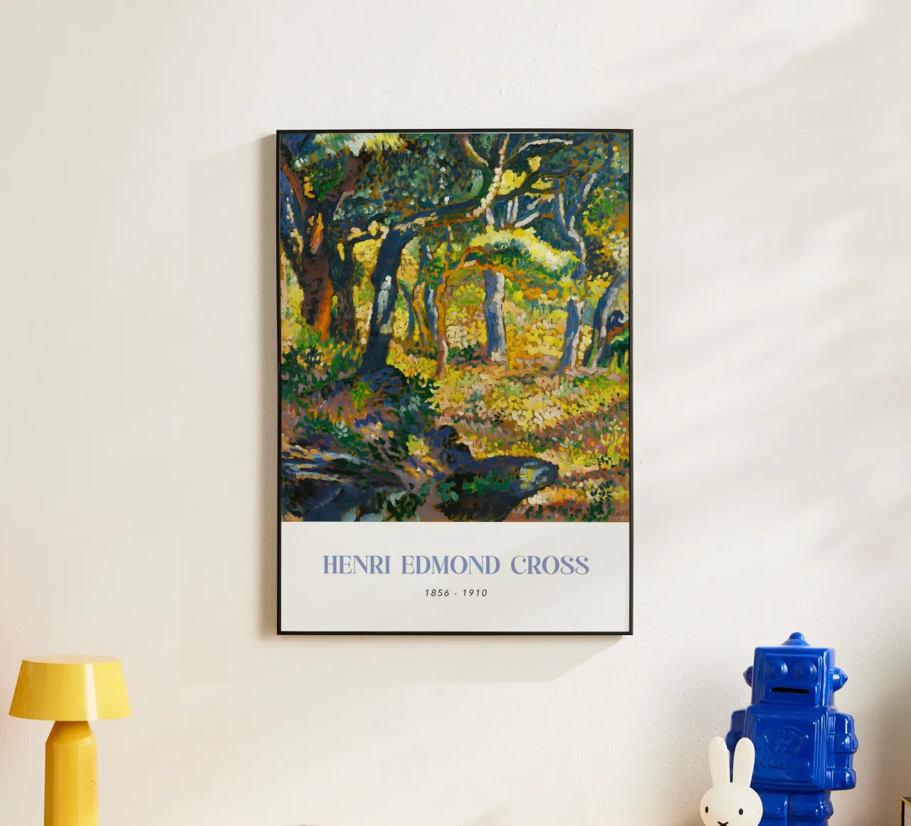 Henri-Edmond Cross Pointillist Clearing Art alluminio dibond da NorwesClub
