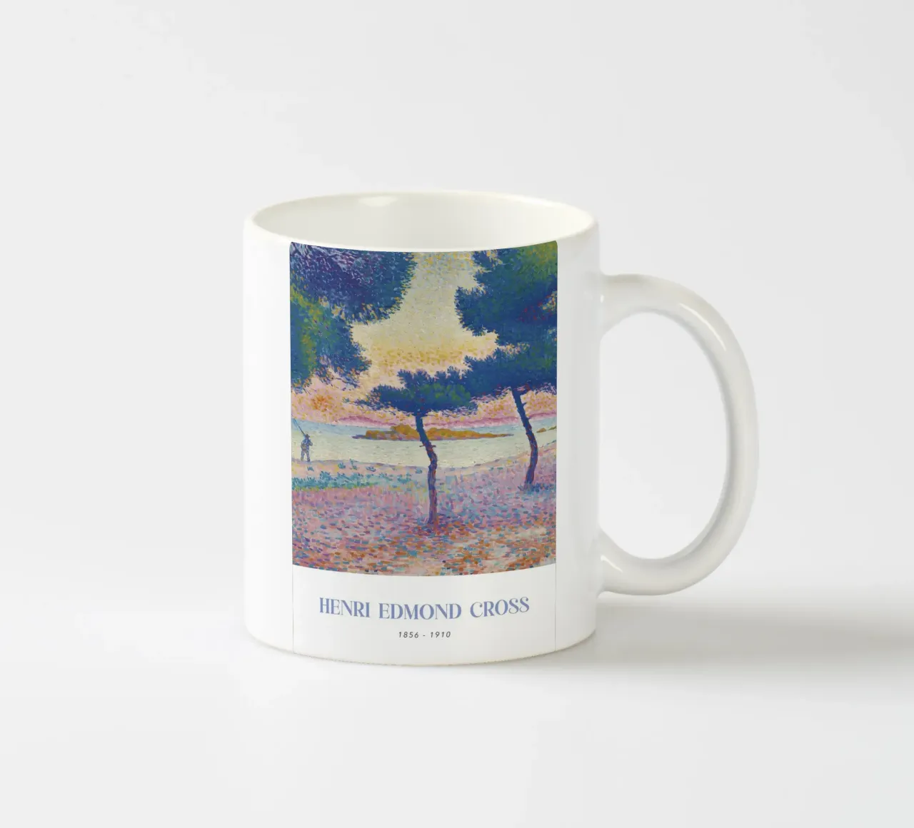 Henri-Edmond Cross Pointillist Saint-Clair Kunst Keramik Tasse von NorwesClub