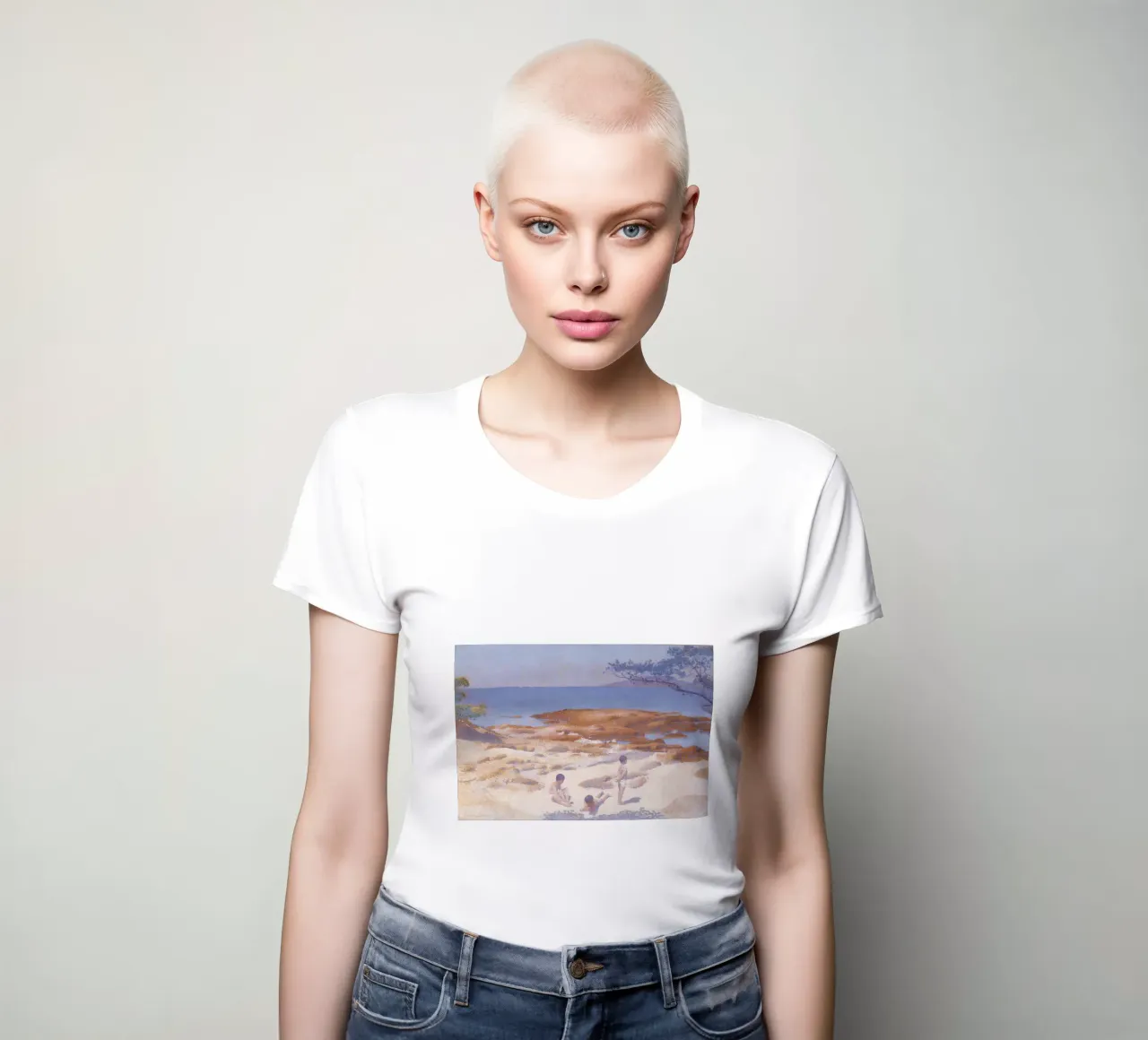 Henri-Edmond Cross Pointillist Spiaggia di Cabasson t-shirt da donna da NorwesClub
