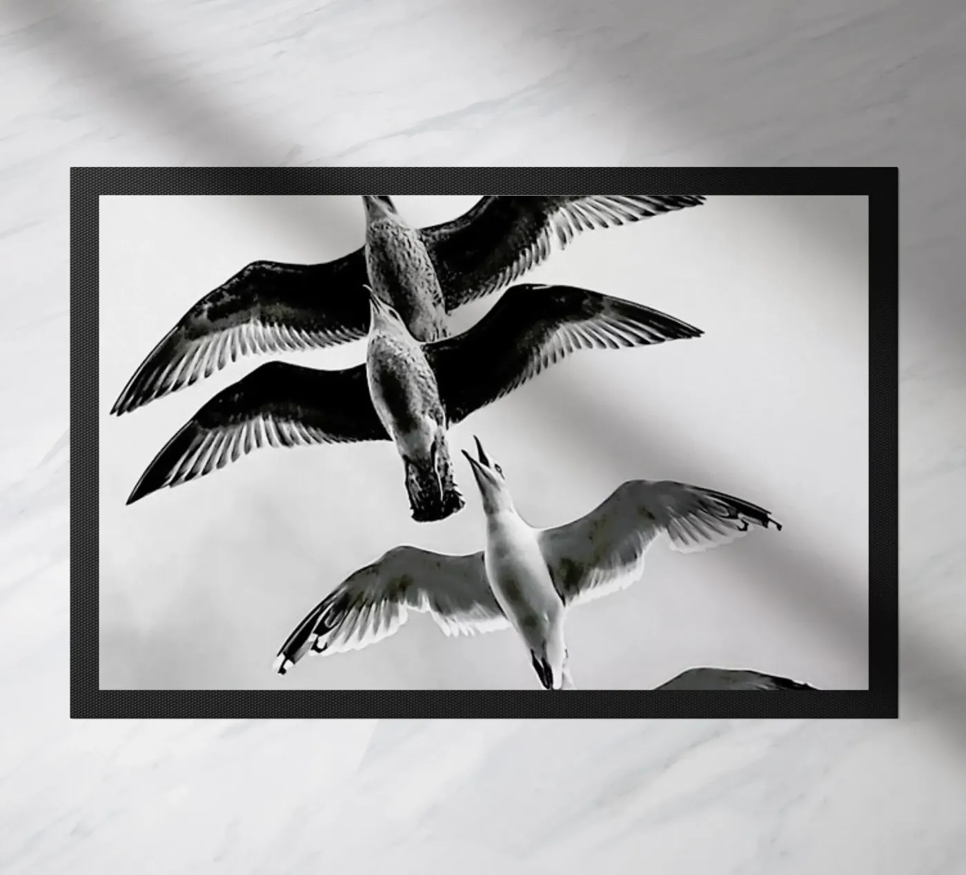 Soaring Seagulls doormat by Babett Schultze