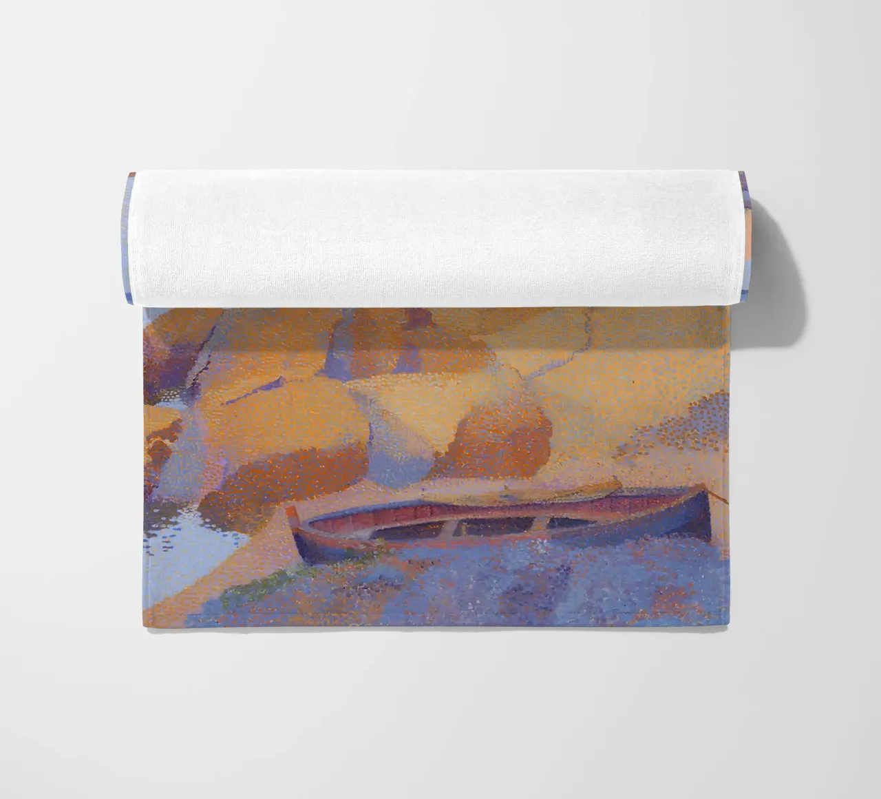 Henri-Edmond Cross Pointillist Antibes Calanque telo mare da NorwesClub