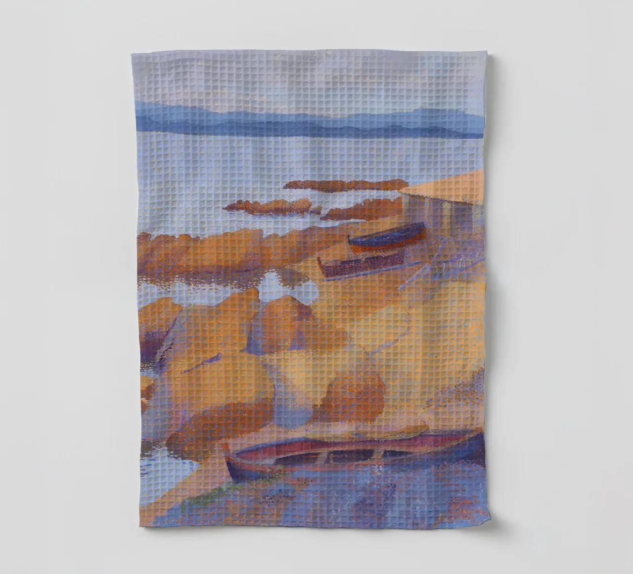 Henri-Edmond Cross Pointillist Antibes Calanque canovaccio da cucina da NorwesClub