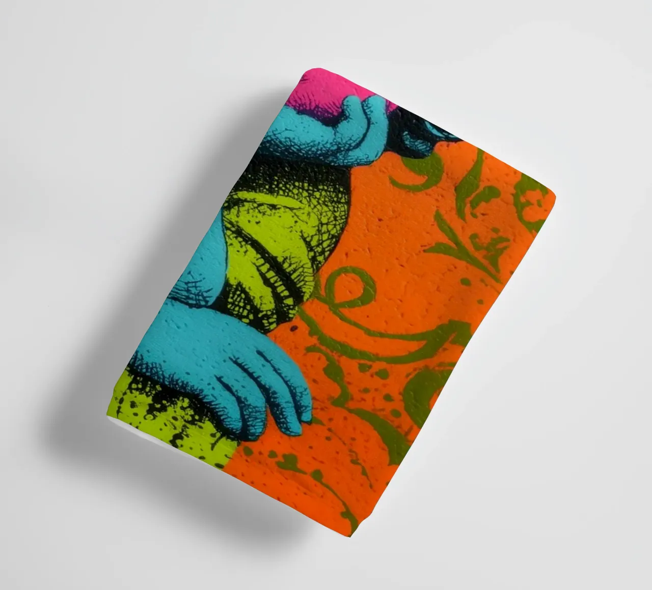 Message d'ange joyeux serviette de bain de Carinaprint