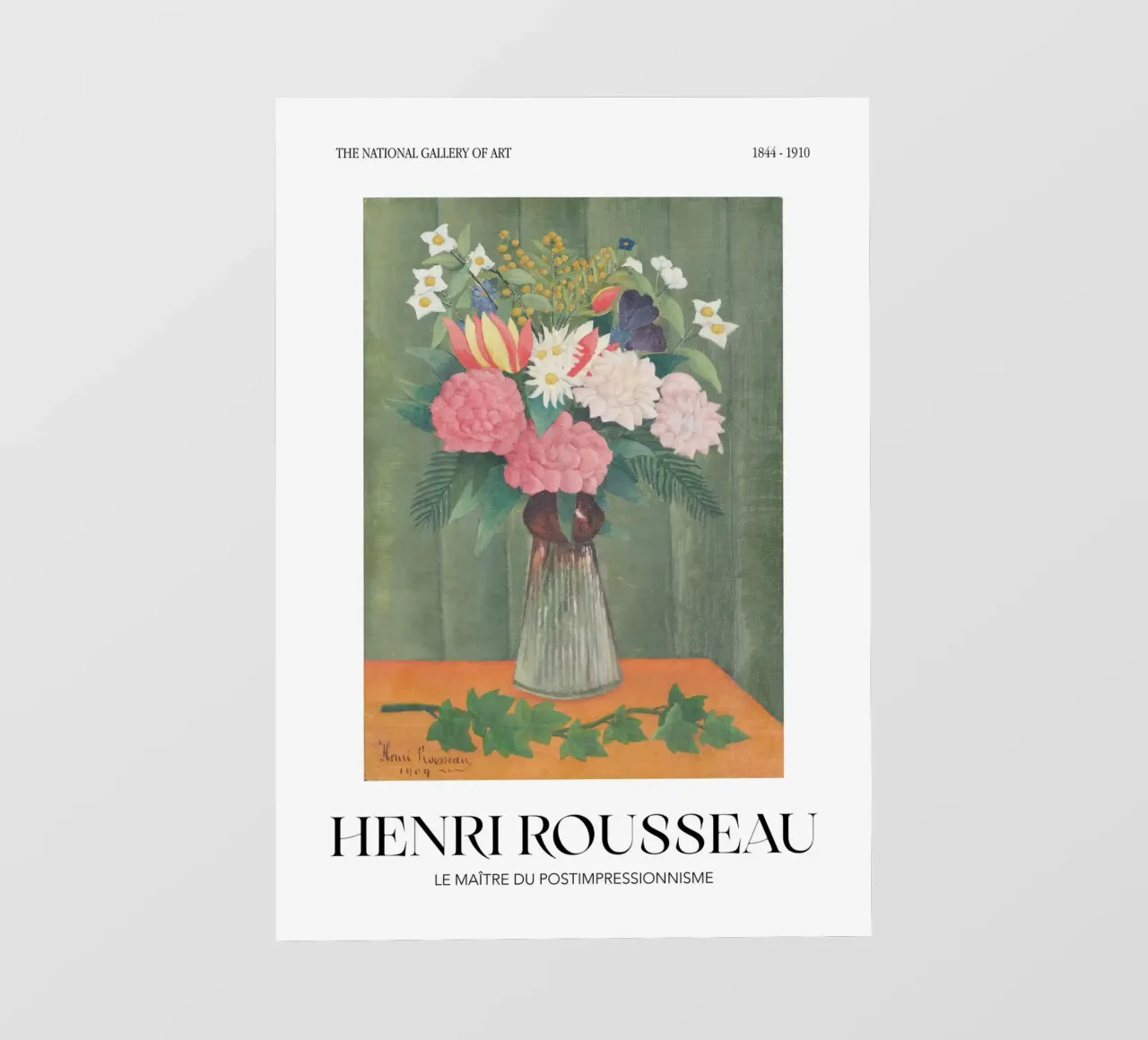 Henri Rousseau Natura morta floreale post-impressionista telo in pvc da NorwesClub