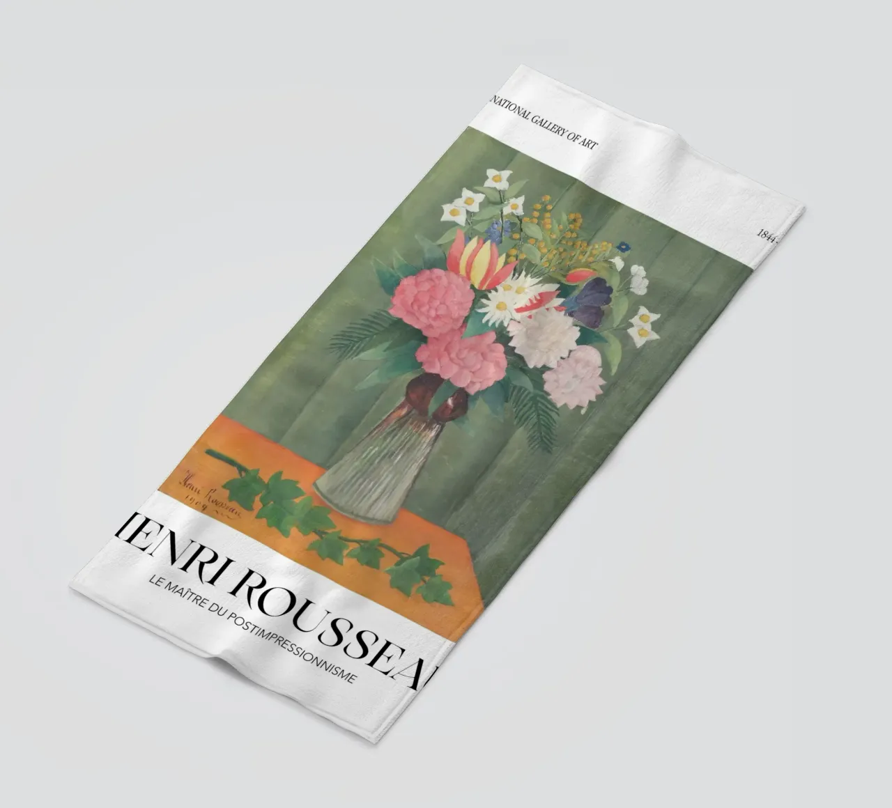 Henri Rousseau Natura morta floreale post-impressionista telo mare da NorwesClub