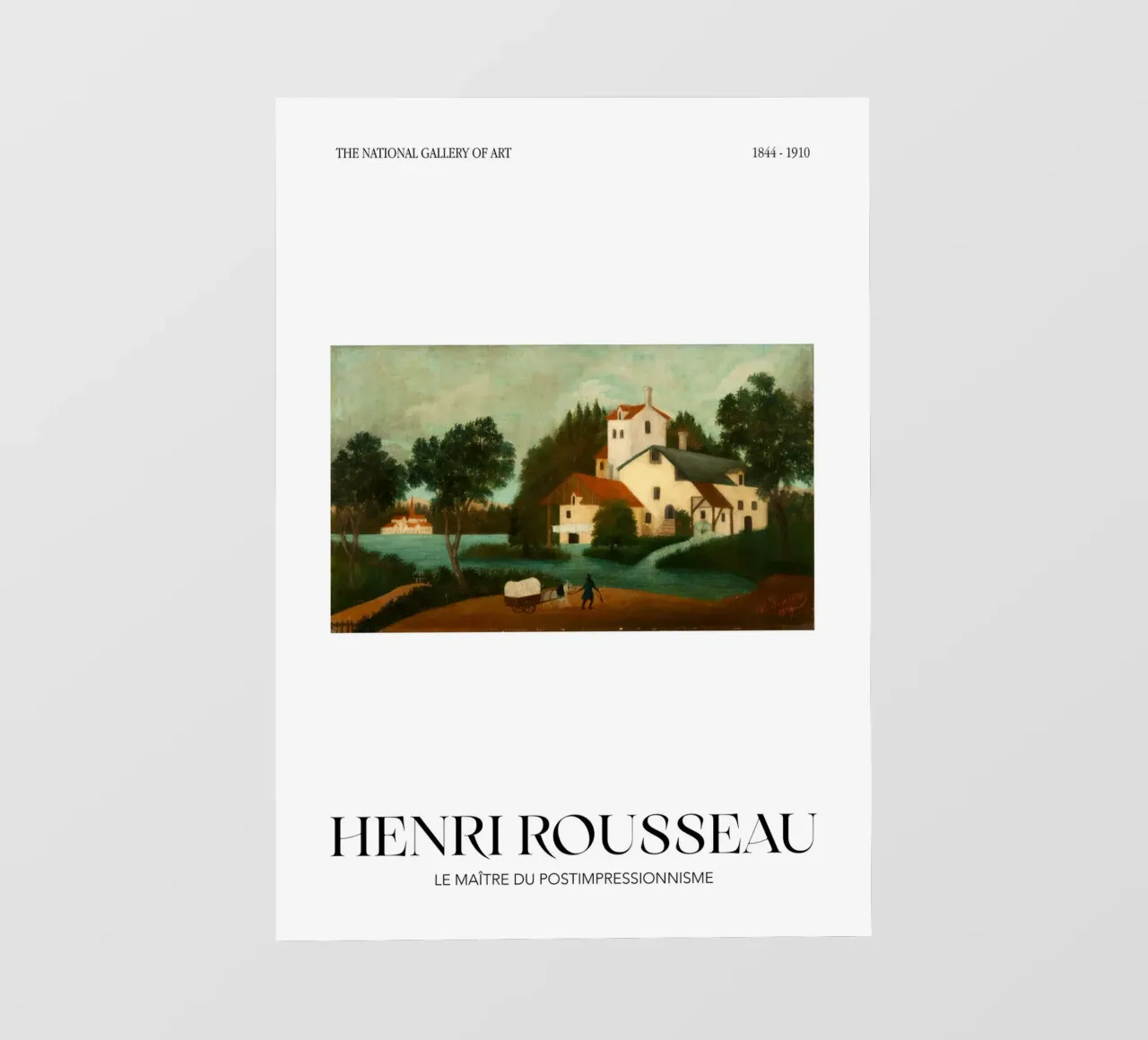 Henri Rousseau Scena rurale post-impressionista telo in pvc da NorwesClub