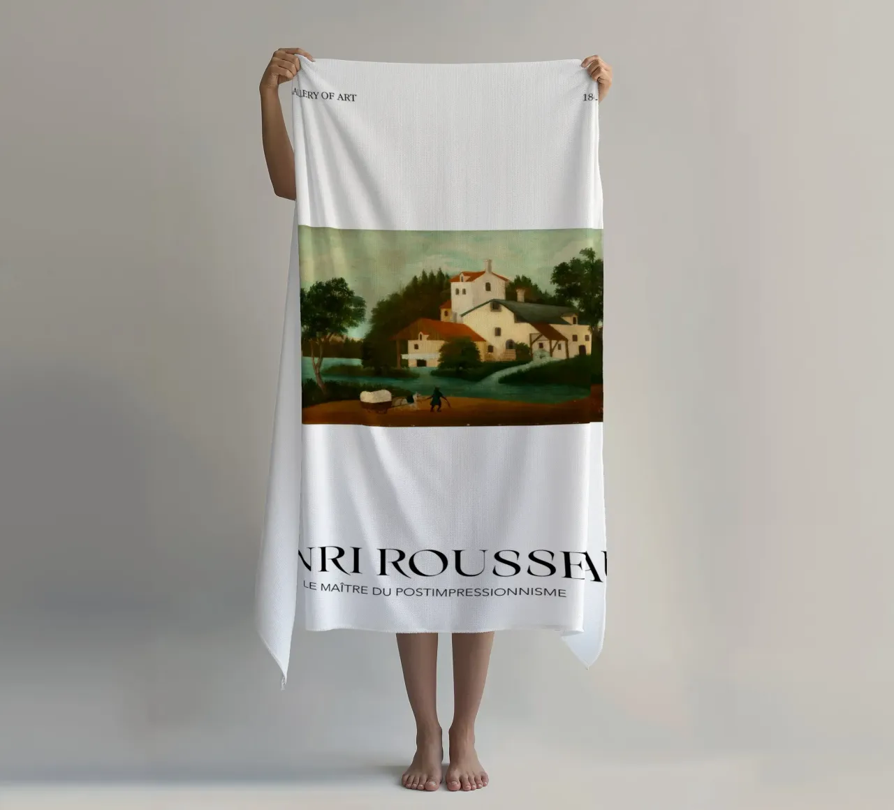 Henri Rousseau Scena rurale post-impressionista telo mare da NorwesClub